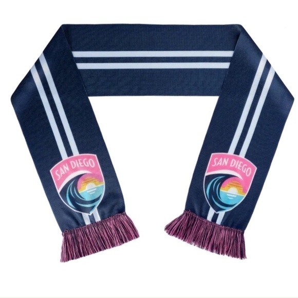 NWT San Diego Wave FC crest summer scarf one size ruffneck - Picture 1 of 4